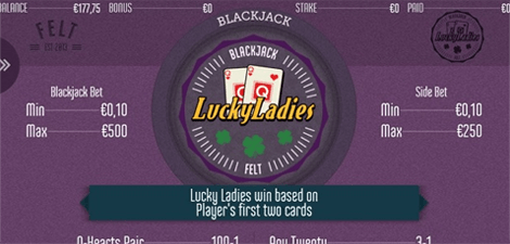 Lucky Ladies Blackjack Side Bet